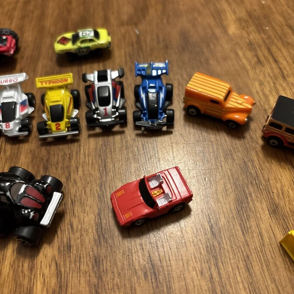 Micro Machines Lot of 15 80's/90's - Race cars, Jeeps, Jets, Corvette, Bug, Misc
